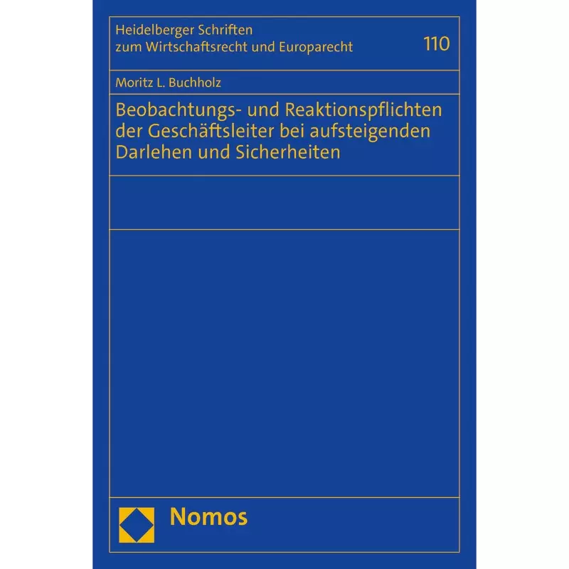 Beobachtungs- und Reaktionspflichten der Geschäftsleiter bei aufsteigenden Darlehen und Sicherheiten