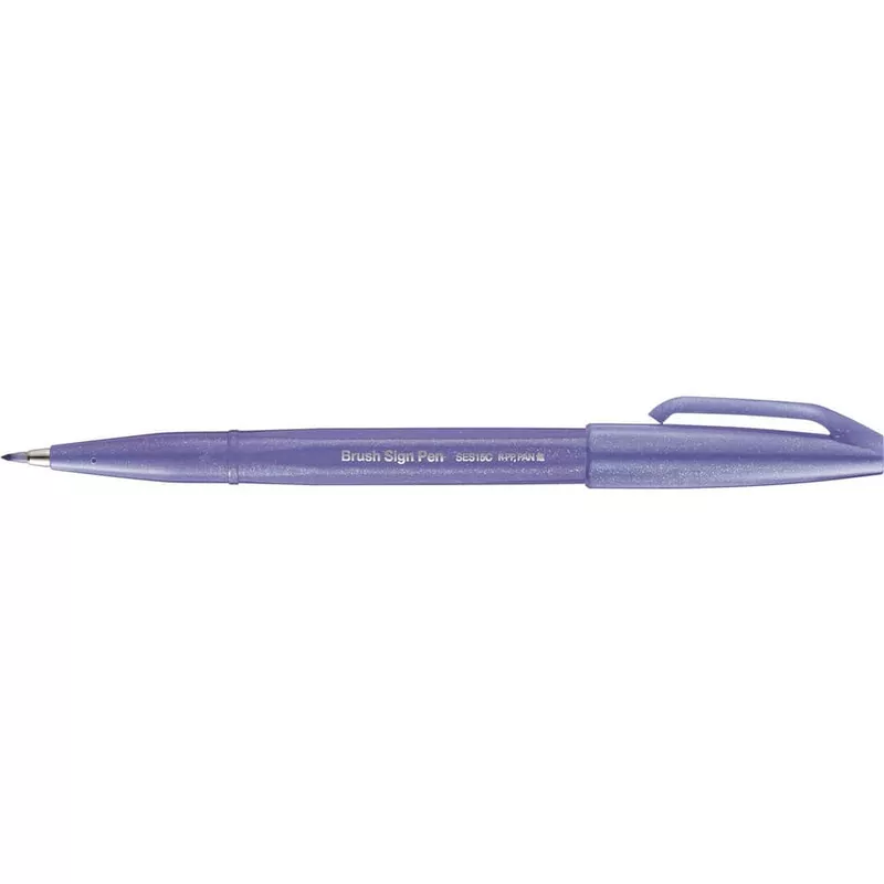 Faserschreiber Brush Sign Pen SES15, variabel, blauviolett PENTEL SES15C-V2X