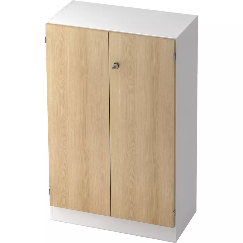 Hammerbacher Flügelt.schrank 3OH ws/eiche