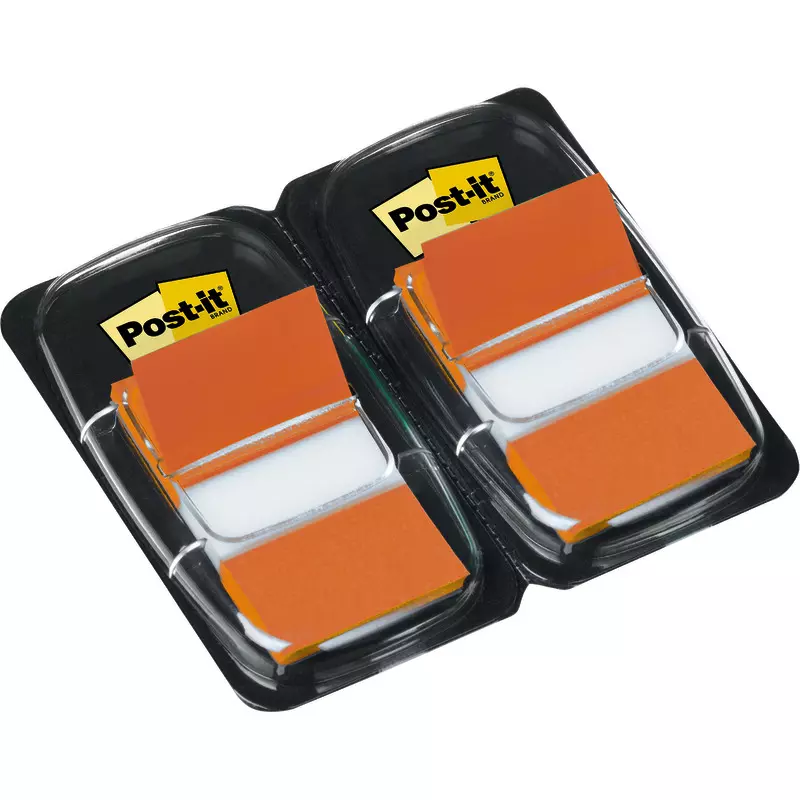 Post-it® Index Haftstreifen, Standard 680, 25.4 mm x 43.2 mm, Packung: 2 Stück a´50 Stück