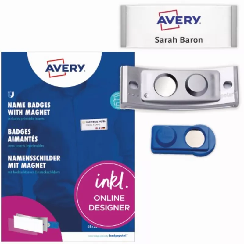 Avery Namensschild polar 68x22mm e.st 5St.