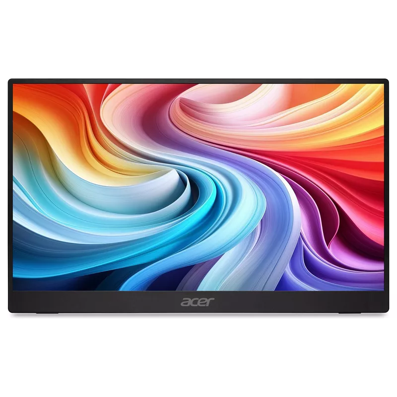 39,6cm/15,6 (1920x1080) Acer PM161QB1bmiuux 16:9 IPS 4ms 60Hz Mini-HDMI 2xUSB-C Audio Speaker VESA Black