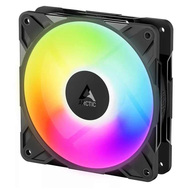 120mm ARCTIC Gehäuselüfter P12 Pro Reverse A-RGB PWM schwarz 4-pin