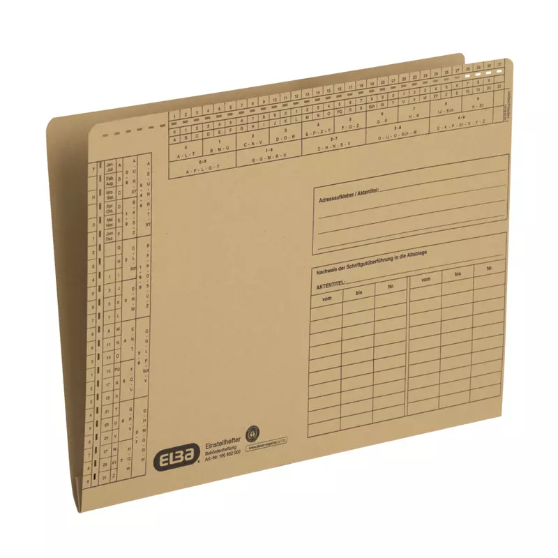 Elba Einstellhefter 23x31cm kfm./Behördenheftung br