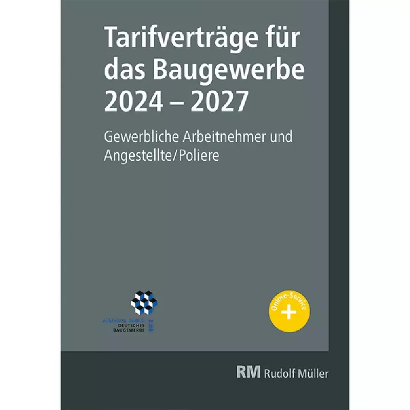 Tarifverträge für das Baugewerbe 2024-2027