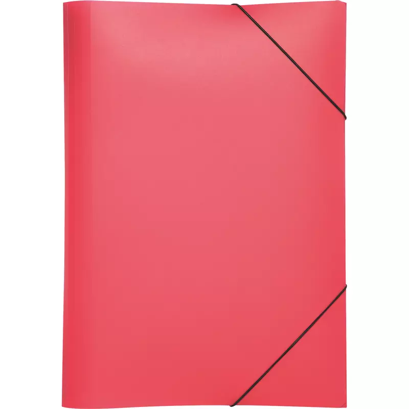 Pagna Gummizugmappe DIN A4 PP 3Klappen rot