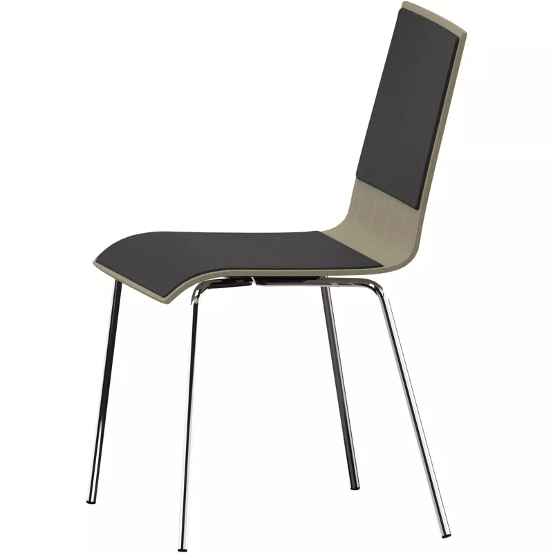 NowyStyl Besucherstuhl Cafe VII 4Fuß ch/sw