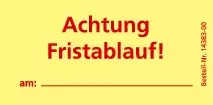 SoldanPlus Bedruckte Haftnotizen: Achtung Fristablauf