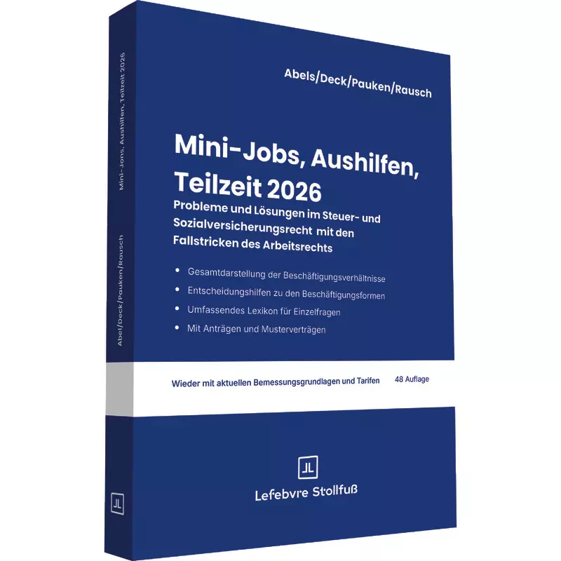 Mini-Jobs, Aushilfen, Teilzeit 2026