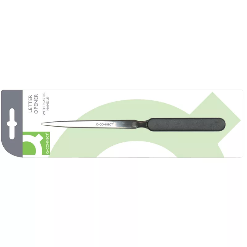 Brieföffner, 19cm, schwarz Q-CONNECT KF03983