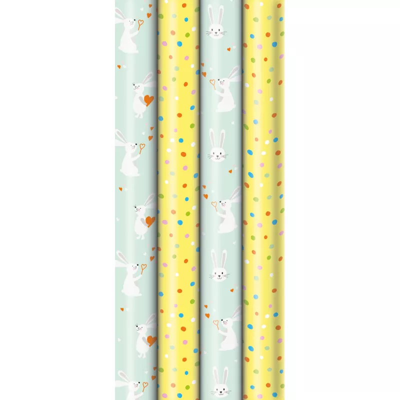 Geschenkpapierrolle Ostern, 2mx70cm, sortiert ZÖWIE 33073 6A6225