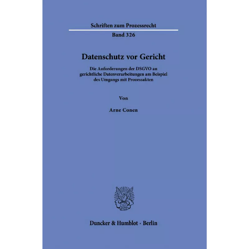 Datenschutz vor Gericht