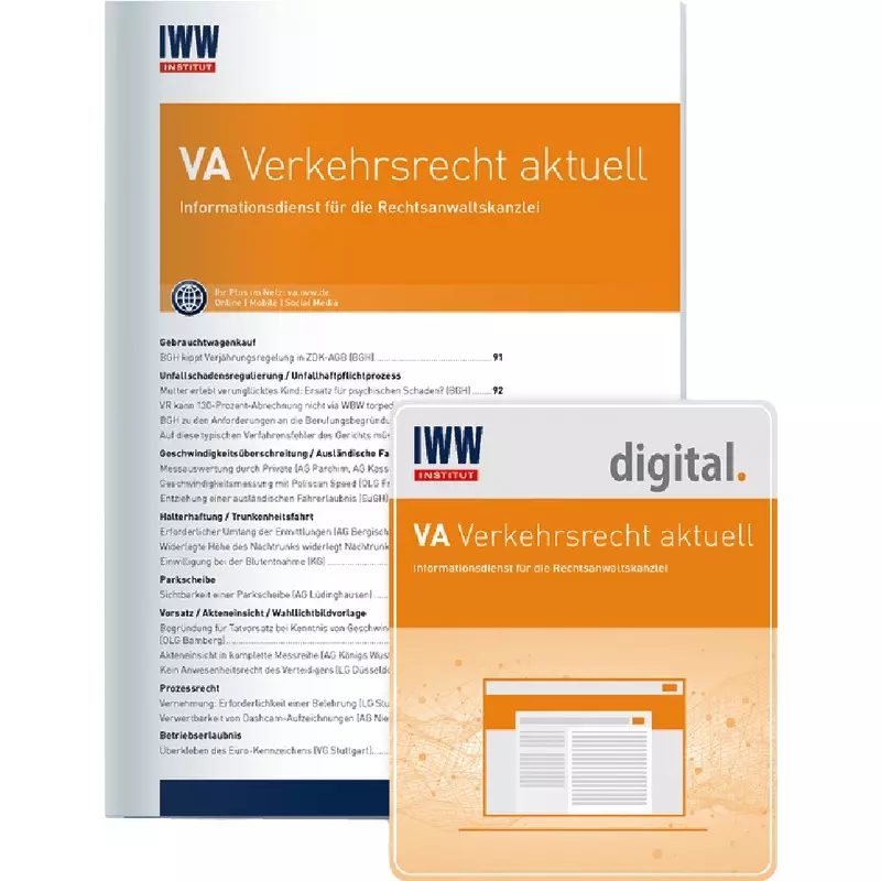VA Verkehrsrecht aktuell  - Probeabonnement