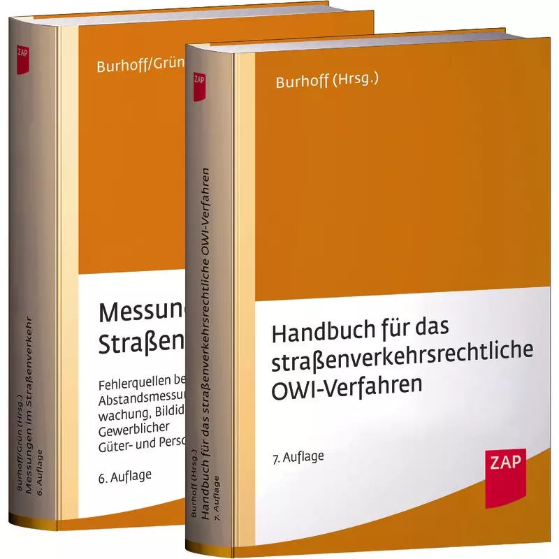 Paket Handbuch für das straßenverkehrsrechtliche OWi-Verfahren und Messungen im Straßenverkehr