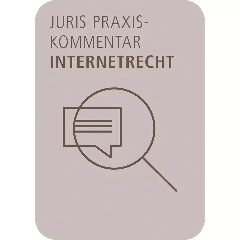 juris PraxisKommentar Internetrecht - online