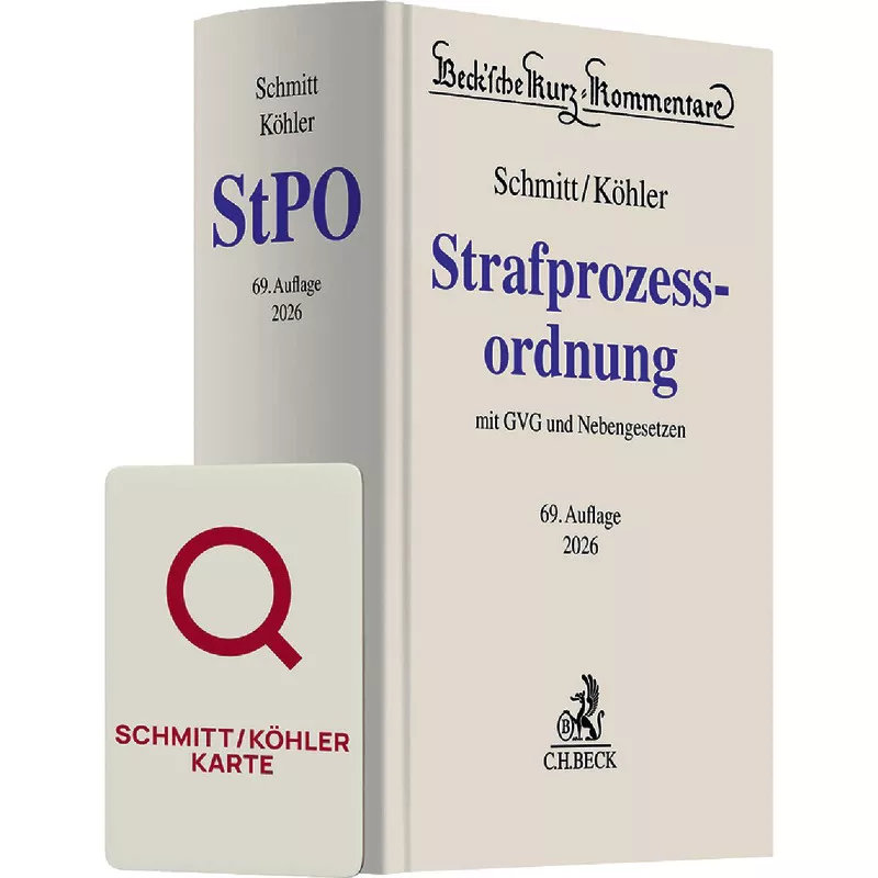 Strafprozessordnung: StPO Chat-Book 2026