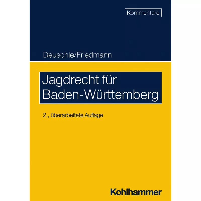 Jagdrecht für Baden-Württemberg