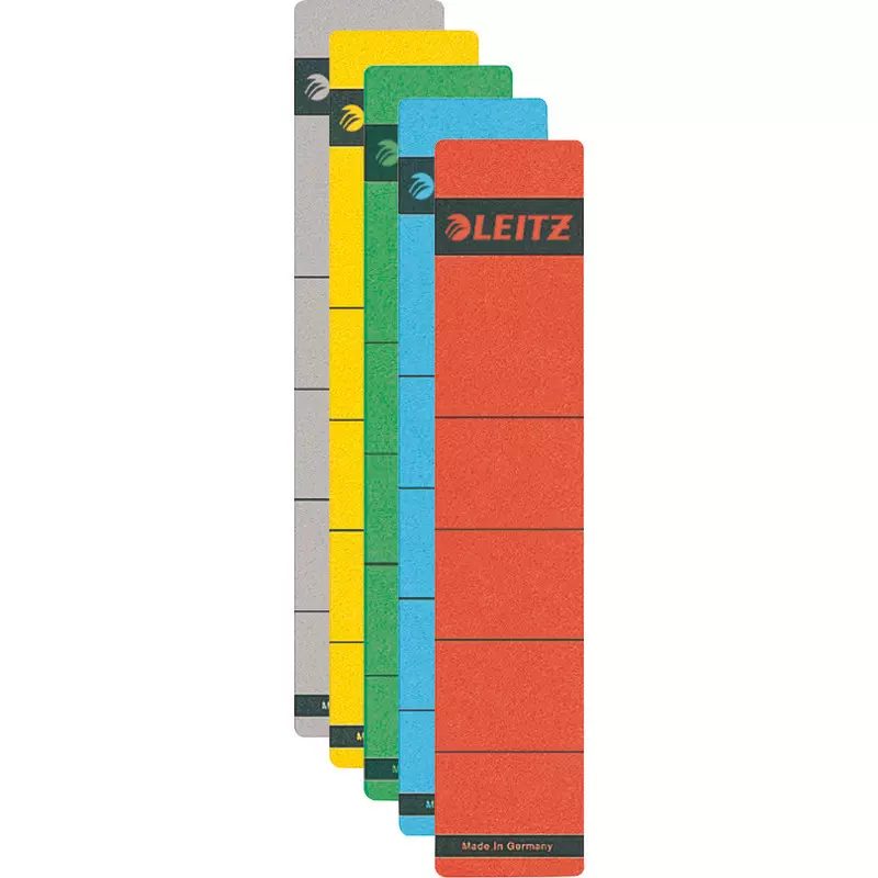 LEITZ Rückenschilder 1643, selbstklebend, für Rückenbreite 52 mm, kurz