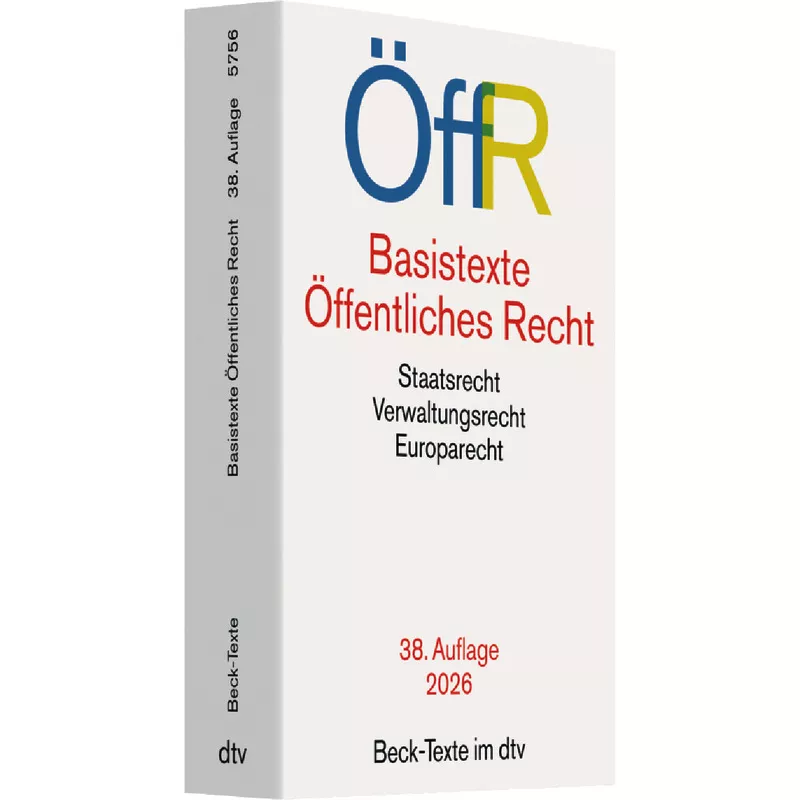 Basistexte Öffentliches Recht - ÖffR (dtv 53372)