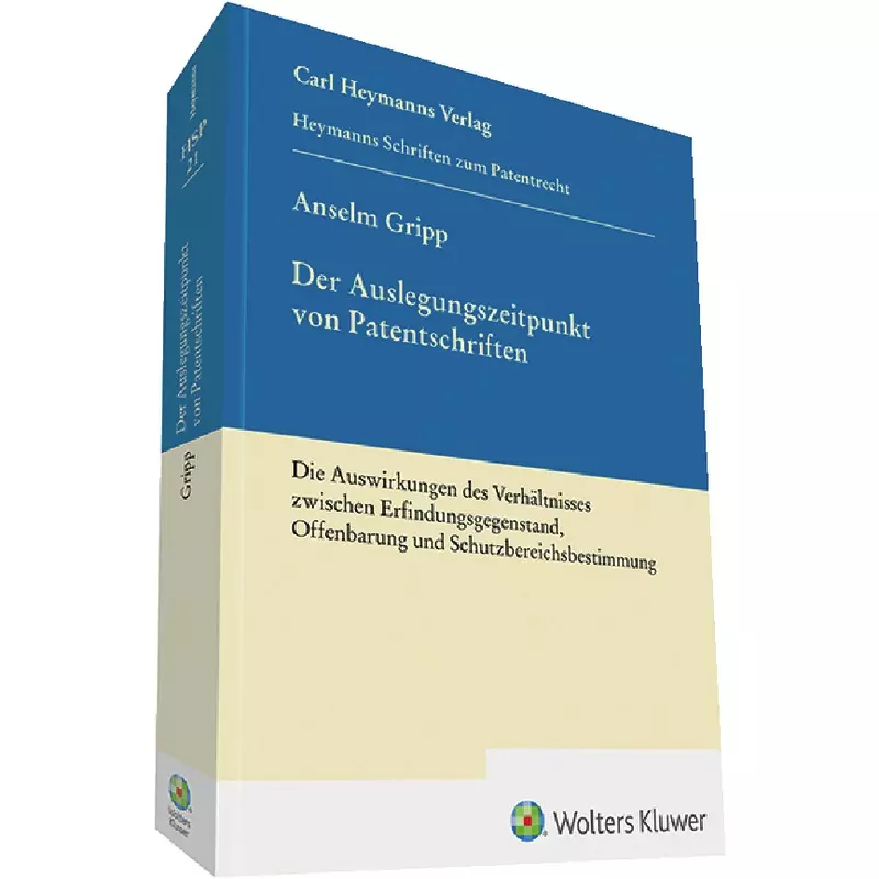 Auslegungszeitpunkt von Patentschriften