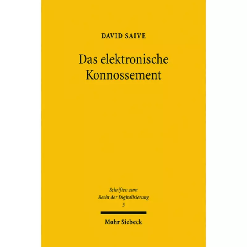 Das elektronische Konnossement