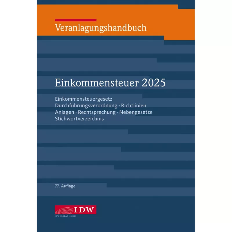 Veranlagungshandbuch Einkommensteuer 2025