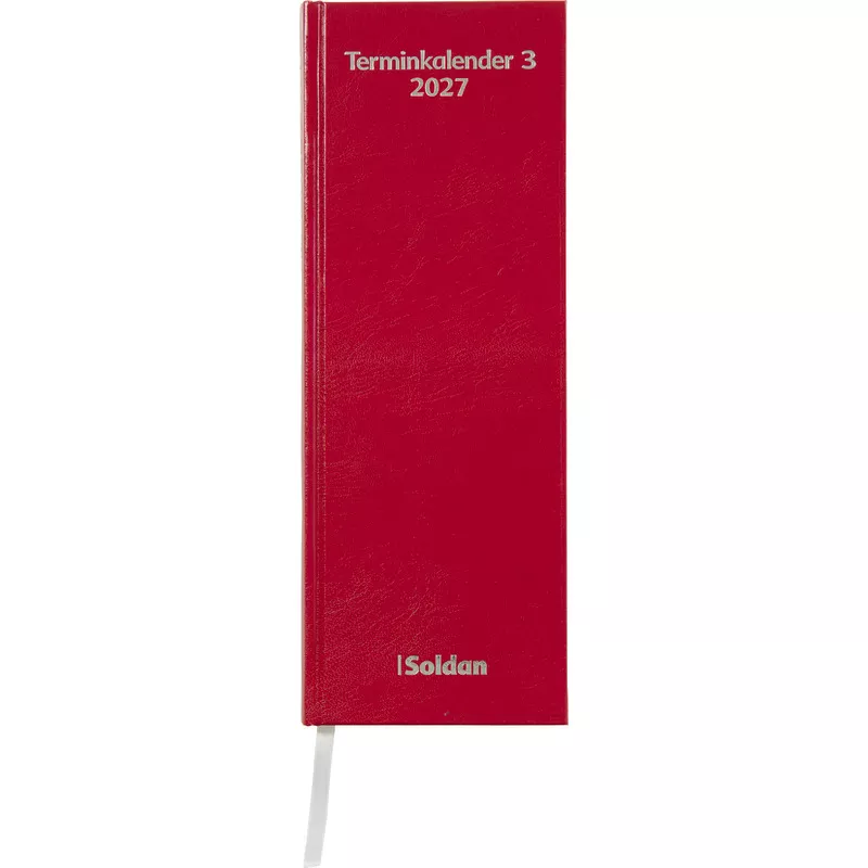 SoldanPlus Terminkalender TK3 / 2027, rot