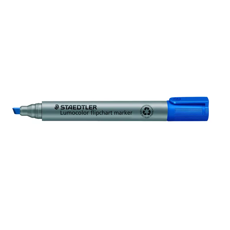 Staedtler Flipchartmarker Lumocolor 2-5mm Keilspitze bl