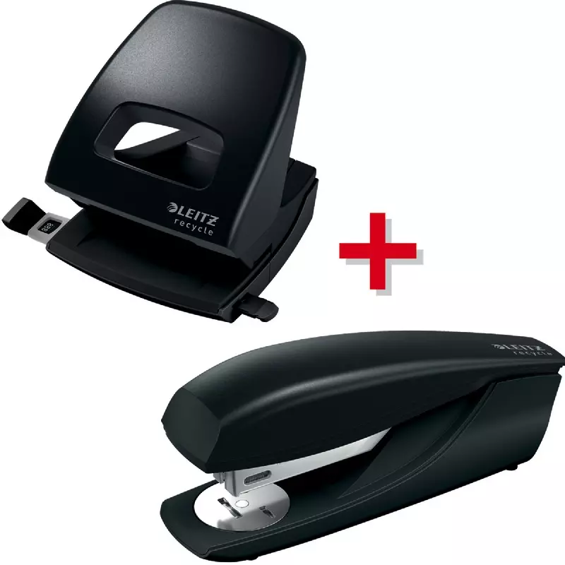 Spar-Set! LEITZ NeXXt Recycle Locher 5003 und Heftgerät 5604