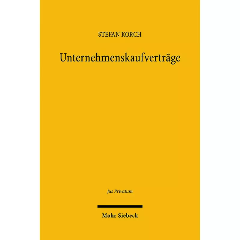 Unternehmenskaufverträge