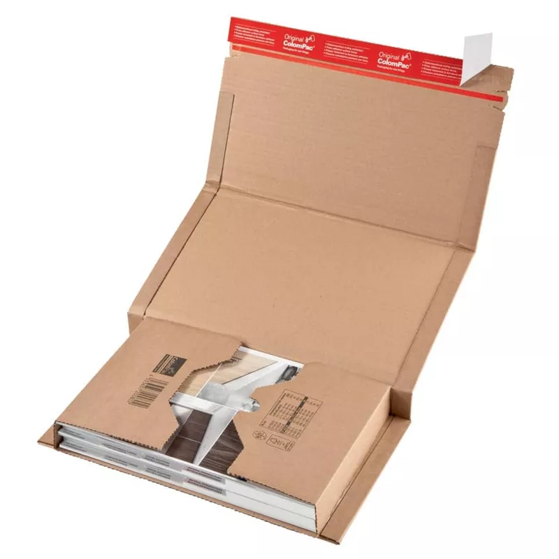 Wickelversandverpackung, 270x190x80mm, braun COLOMPAC 30000221