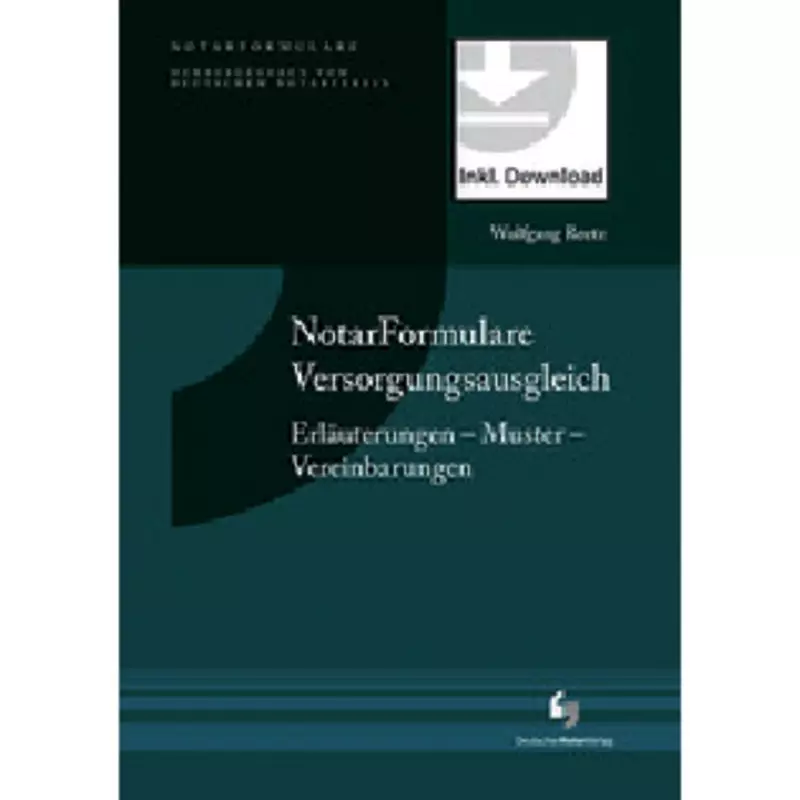 NotarFormulare Versorgungsausgleich