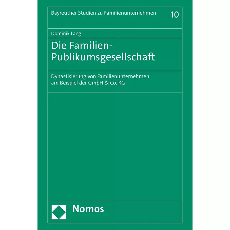 Die Familien-Publikumsgesellschaft