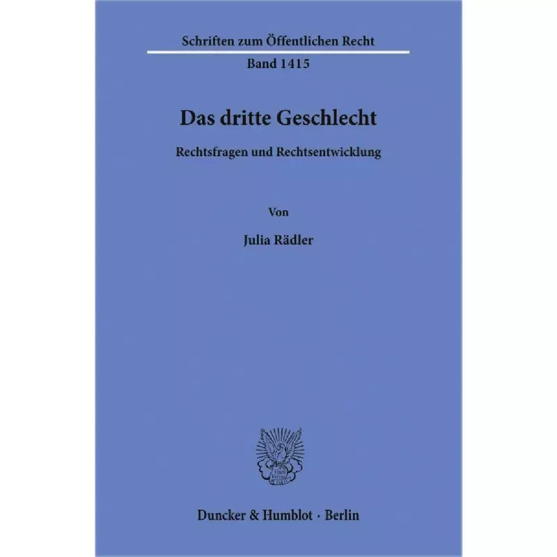 Das dritte Geschlecht