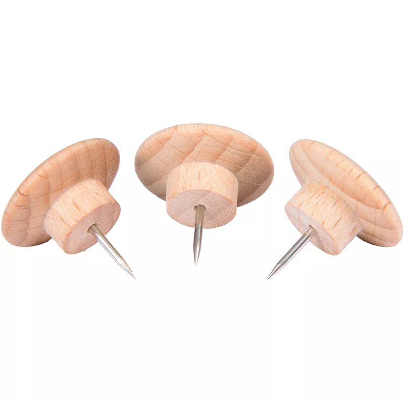 Legamaster Pinnwandnadel WOODEN 20mm Holz 25 St.