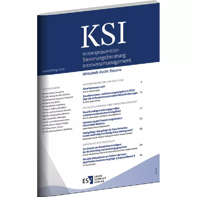 KSI Krisen-, Sanierungs- und Insolvenzberatung - Abonnement