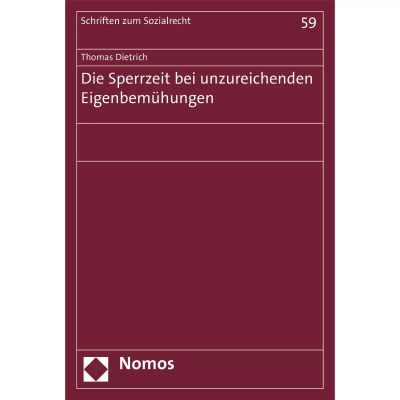 Die Sperrzeit bei unzureichenden Eigenbemühungen