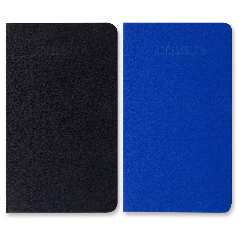 Adress- und Telefonbuch, 9,2 x 15,8 cm, sortiert STYLEX 46606
