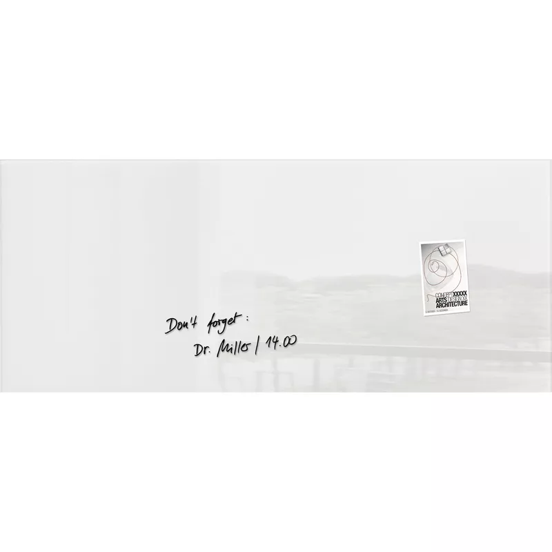 Sigel Magnetboard Artverum 1.300x550x15mm Glas Super-ws