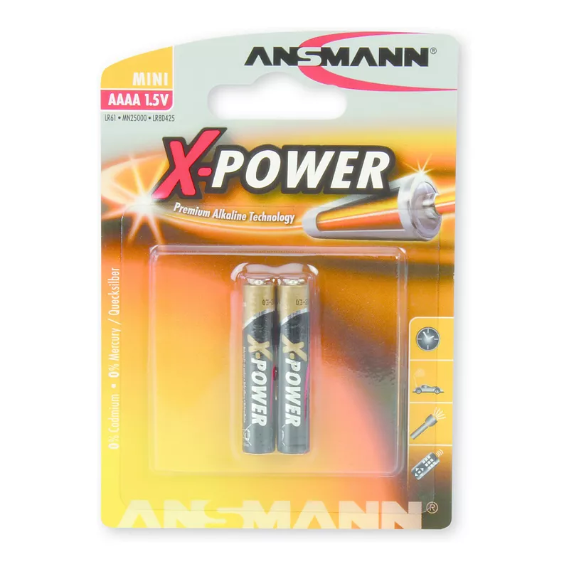 Ansmann Alkaline AAAA X-Power 1510-0005