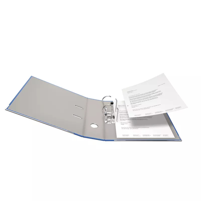 Falken - PP-Color-Ordner A4, Rücken 80mm, mit Einsteckschild - Aqua