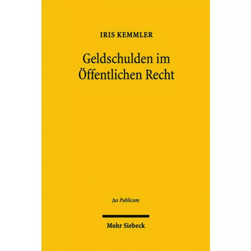 Geldschulden im Öffentlichen Recht