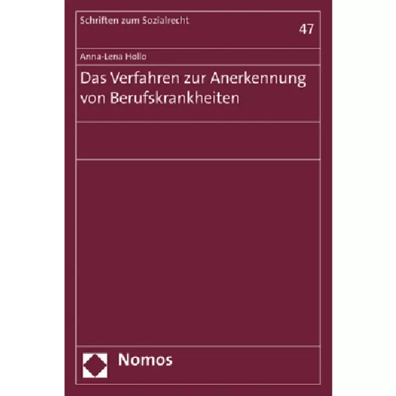 Das Verfahren zur Anerkennung von Berufskrankheiten