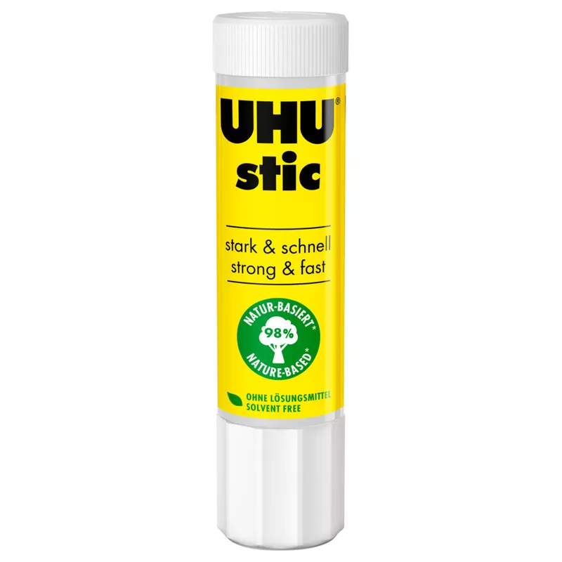 Klebestift stic, ohne Lösungsmittel, Stiftform mit 21 g UHU 65