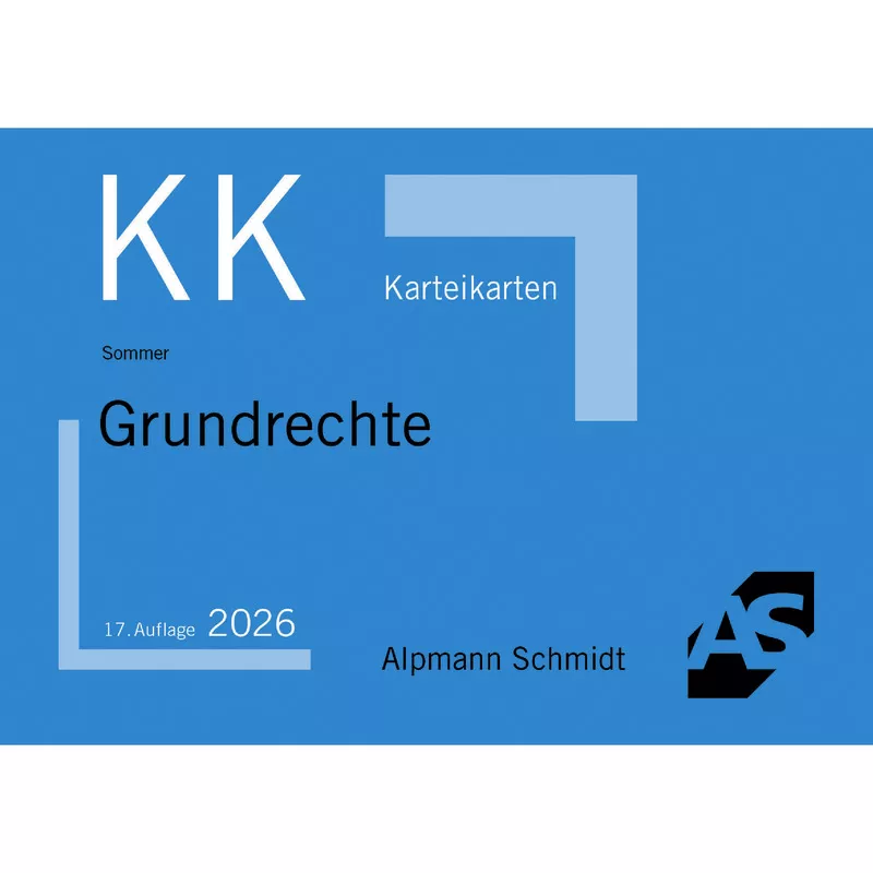 Karteikarten Grundrechte