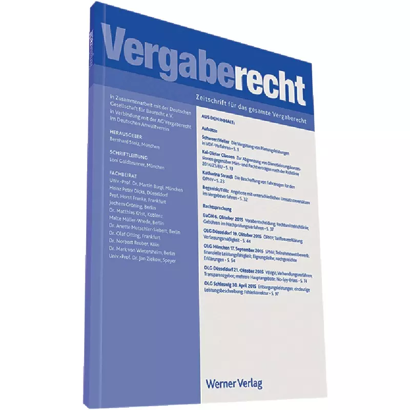 Wolters Kluwer VergabeR online