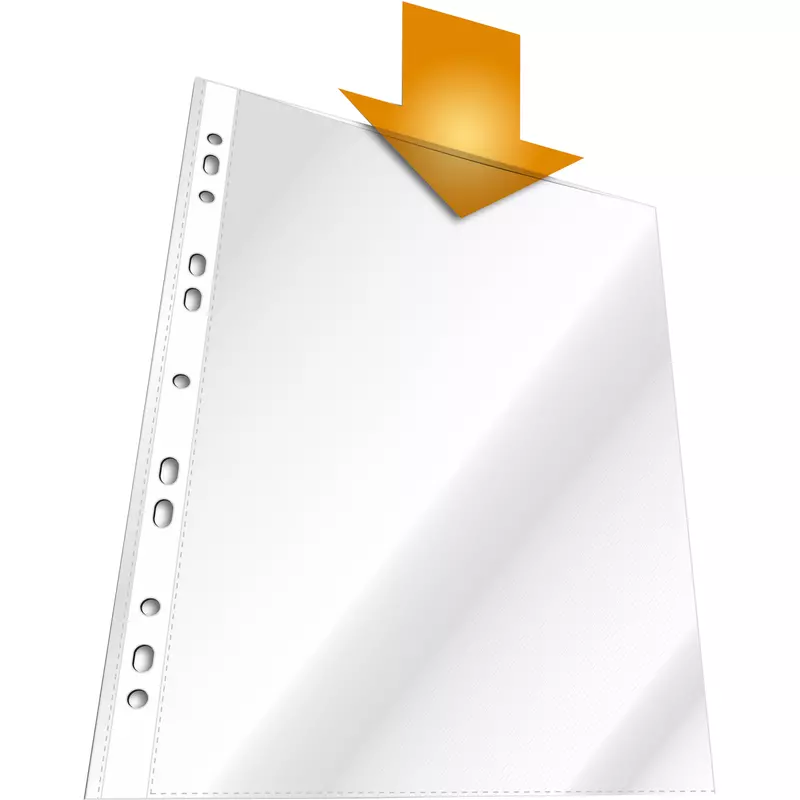 Durable Prospekthülle Glasklar A4 tr 100 St./Pack.