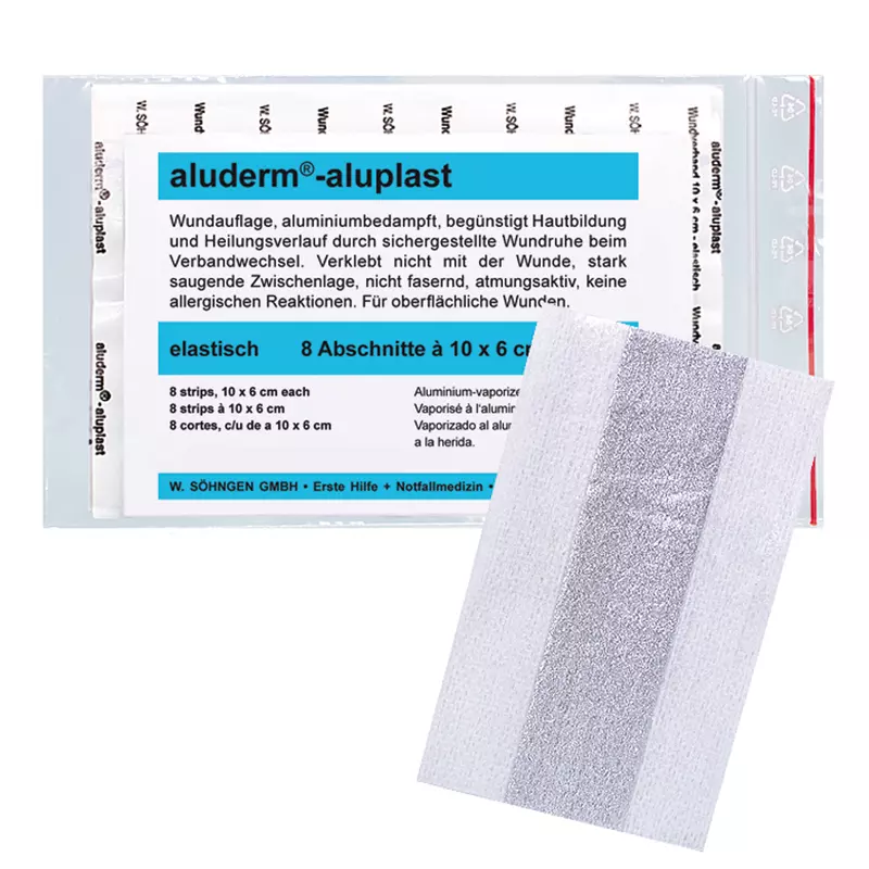 aluderm Nachfüllset aluplast 10x6cm 12 St./Pack.