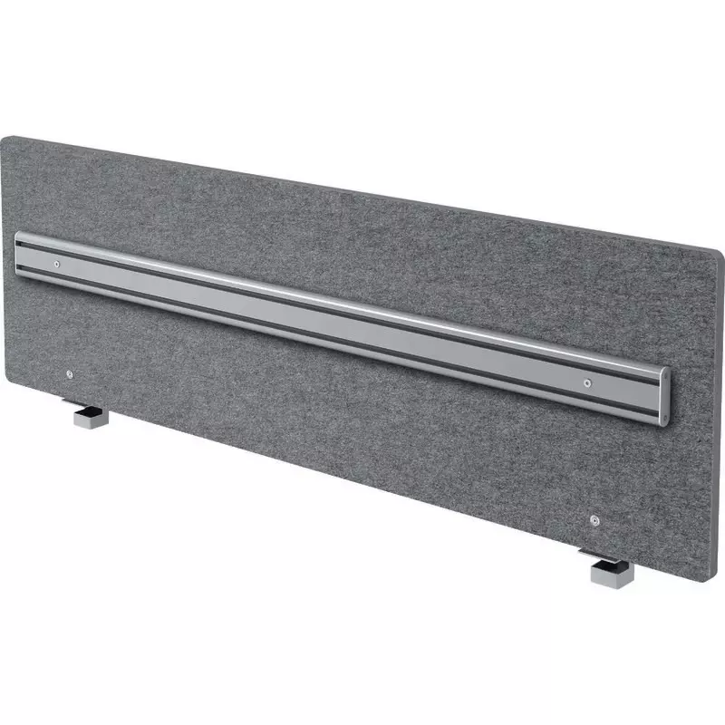 SoldanOffice Akustik-Trennwand mit Orgaschiene, für 1.600 mm Schreibtische