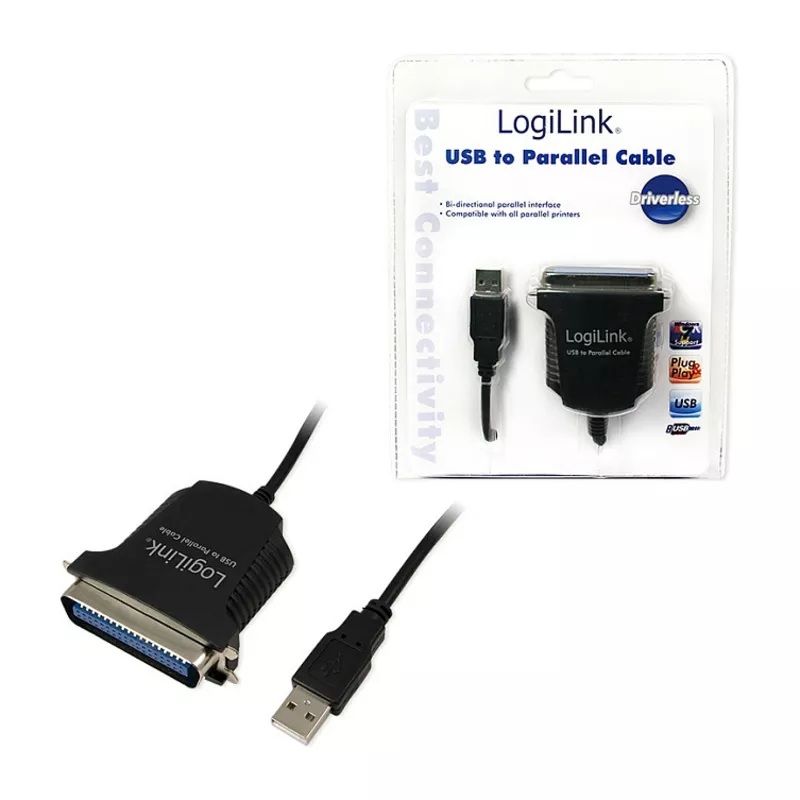 Adapter USB -> CENT 36 LogiLink 1,8m